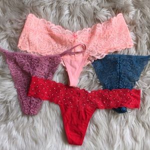Lace thong panty bundle!